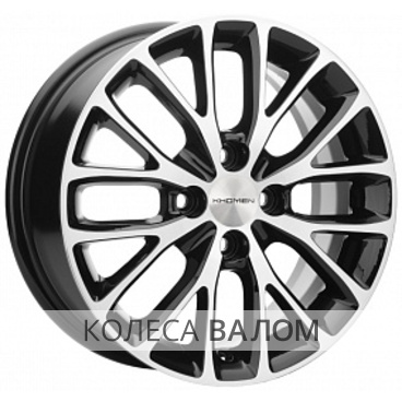 Khomen Wheels KHW1506 (Lada Granta) 6x15 4x98 ET36 58.6 Black-FP